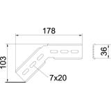 MW 45/SL10, KĄTOWNIK MONTAŻOWY MW45/SL10 VA