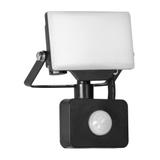 PORTO S LED 10W naświetlacz z PIR, 800lm, IP44, 4000K, aluminium + poliwęglan
