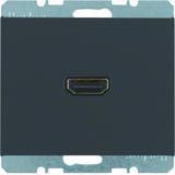 BERKER K.1 Gniazdo HDMI z przyłączem 90st antracyt 3315437006 HAGER