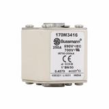 FUSE 250A 690V 1*BN/50 AR UC Wkładka szybka 250A AC 690V rozmiar 1 45x59x51 mm aR I 170M3416 EATON