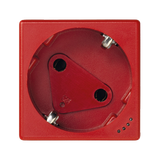 Simon Connect Gniazdo K45 DATA z kluczem schuko 16A/230Vze wskaźnikiem zasilania czysta biel KLS01/9 KLS01/6 KONTAKT