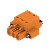 BLF 5.00HC/03/180F SN OR BX Wtyk PCB (złącze wiązki), 5.00 mm, Liczba biegunów: 3, PUSH IN, Złącze sprężynowe /72szt./ 1017430000 WEIDMÜLLER