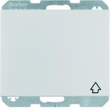 BERKER K.5 Gniazdo SCHUKO z samozamykającą się pokrywą aluminium 47517203 HAGER
