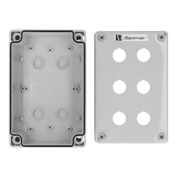 KASETA STEROWNICZA WIELOOTWOROWA PUSTA - 6 OTWORÓW