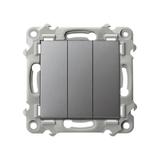 SZAFIR Łącznik potrójny - kolor szary mat