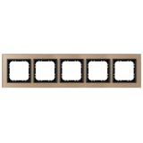 SONATA Ramka pięciokrotna - kolor szamp. szkło szron