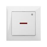 ŁPT SENTIA krzyżowy z podświetleniem biały  IP 20 biała