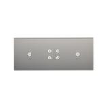 Simon 54 Touch Panel dotykowy S54 Touch 3 moduły 1 pole dotykowe + 4 pole dotykowe + 1 pole dotykowe srebrna mgła DSTR3141/71 KONTAKT