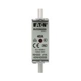 NH FUSE 40A 500V GG/GL SIZE 000 Wkładka NH000 40A 500V GL/GG podwójny wskaźnik 40NHG000B EATON