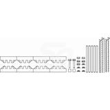 WSPORNIK SZYN ZBIORCZYCH+PROFIL M-2/5TN SET