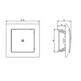 IMPRESJA Zaślepka - kolor ecru