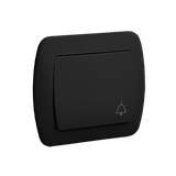 SIMON AKORD WMAL-490XXX-Y012 Przycisk dzwonek 10AX, 250V~, zaciski śrubowe; czarny