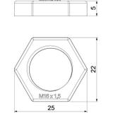 PRZECIWNAKRĘTKI M16X1,5 SR.SZ.