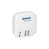 Nadajnik pojedynczy podtynkowy do połączenia z dowolnym włącznikiem do zdalnego sterowania przekaź O