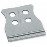 płytka odciążająca przewody szara