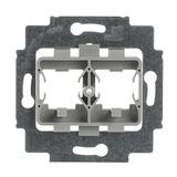 Pierścień nośny z cokołem Do 2 złączy Modular Jack szary 2CKA001753A8057 ABB
