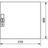 univers Drzwi prawe do obudowy IP44 500x550mm FZ002N HAGER