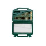 Wiertła do metalu HSS-TiN, 1.0-10.0 mm, zestaw 19 szt.