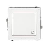 DECO Mechanizm łącznika zwierny dzwonek biały