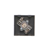 Simon Connect Płytka K45 gn. TV męskie 45x45mm + wkład szary grafit K120A/14 KONTAKT