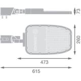 Oprawa SL AREA SPD LA V 90W 740 RV35ST GY