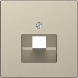 Merten, D-Life, płytka centralna gniazda RJ45 ukośnego, piasek