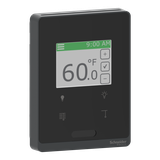 SXW, panel przedni z czujnikiem PIR, ekran dotykowy i 4 przyciski, Sensorbus, czarny