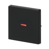 FUTURE Klawisz z czerwonym okienkiem czarny matowy