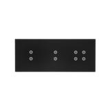 Simon 54 Touch Panel dotykowy S54 Touch 3 moduły 2 pola dotykowe pionowe + 2 pola dotykowe pionowe + 4 pola dotykowe zastygła lawa DSTR3334/73 KONTAKT