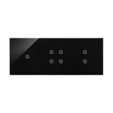 Simon 54 Touch Panel dotykowy S54 Touch 3 moduły 1 pole dotykowe + 4 pole dotykowe + 2 pola dotykowe pionowe zastygła lawa DSTR3143/73 KONTAKT
