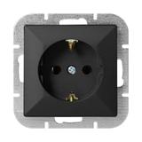 Gniazdo pojedyncze podtynkowe 2P+Z Schuko Pearl, 16A, 250V, PT-17P, czarny OR-OE-7705(GS)/B ORNO