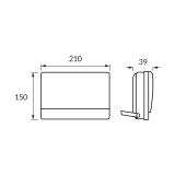 Naświetlacz SMD LED BRYZA LED 50W BLACK NW