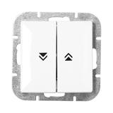 Łącznik roletowy podtynkowy Pearl, 10A, 250V, WP-10P, biały