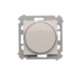 Simon 54 Ściemniacz obrotowy do LED ściemnialnych 230 V 2–250 W biały. Maksymalna ilość zródeł LED - 10 szt. DS9L.01/11 KONTAKT