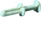 tehalit.VK Nit rozporowy 4 grubość zacisku 2-5mm komplet 100szt L5085 HAGER