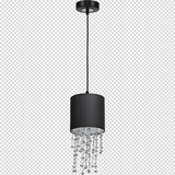 lampa wisząca Almeria E27 czarna MLP6429 Milagro