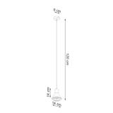 Sollux Lampa wisząca TAZILA 1 biała [ES111] SL.0987