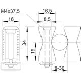 2051, OBEJMY SZER.836 SZARE POLISTY