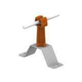 Uchwyt na płytce prof. stalow.Z-zatrzask H=7cm/OG/