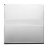 PURE Klawisz z polem opisowym Z pryzmatem do równomiernego podświetlenia opisu stal szlachetna