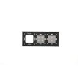 Simon 54 Touch Panel dotykowy S54 Touch 3 moduły 2 pola dotykowe pionowe + 4 pola dotykowe + 1 otwór na osprzęt S54 srebrna mgła DSTR3340/71 KONTAKT