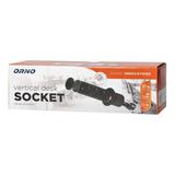 Gniazdo meblowe O6cm wysuwane z blatu z blokadą i przewodem 1,8m 3x2P+Z (Schuko) czarne OR-AE-1347(G