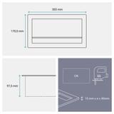 INCARA: FLIP UP - 2X2P+Z / USB A+C / RJ45 / HDMI - 2,0 M-METAL, Legrand