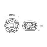 Lampa solarna LED HERBI LED 0,2W BEIGE WW