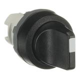 Przełącznik obrotowy 2poz. czarny M2SS1-10B