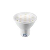 ŻARÓWKA LED, 15 LED SMD 2835, CIEPŁY BIAŁY,GU10, 4W, 230V, KĄT SWIECENIA 120*