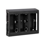 Simon Connect Obudowa natynkowa 3-modułowa 6x K45 szary grafit