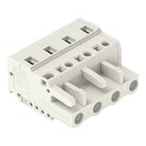 Gniazdo MCS‑MIDI Classic 4‑biegunowe jasnoszare raster 7,5mm 721‑204/026‑000 /50szt./ WAGO