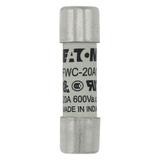 20AMP 600V AC UL FERRULE 10x38MM FUSE Wkładka szybka 20A AC 600V 10x38 mm aR UL FWC-20A10F EATON