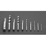 Wykrętaki do zerwanych śrub z wiertłami pilotującymi, zestaw 10 szt.